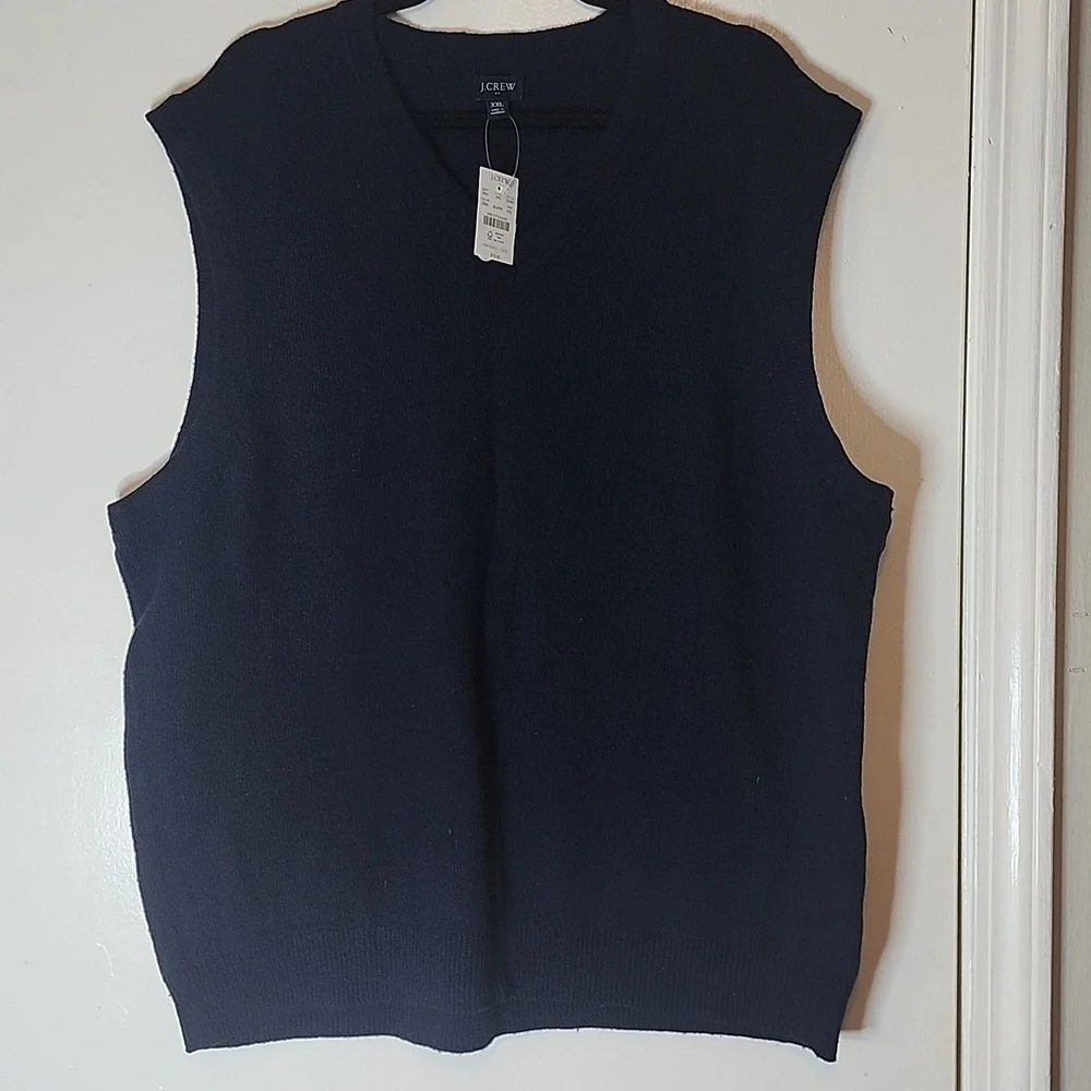 J.crew Men's Black V-Neck Sweater Vest